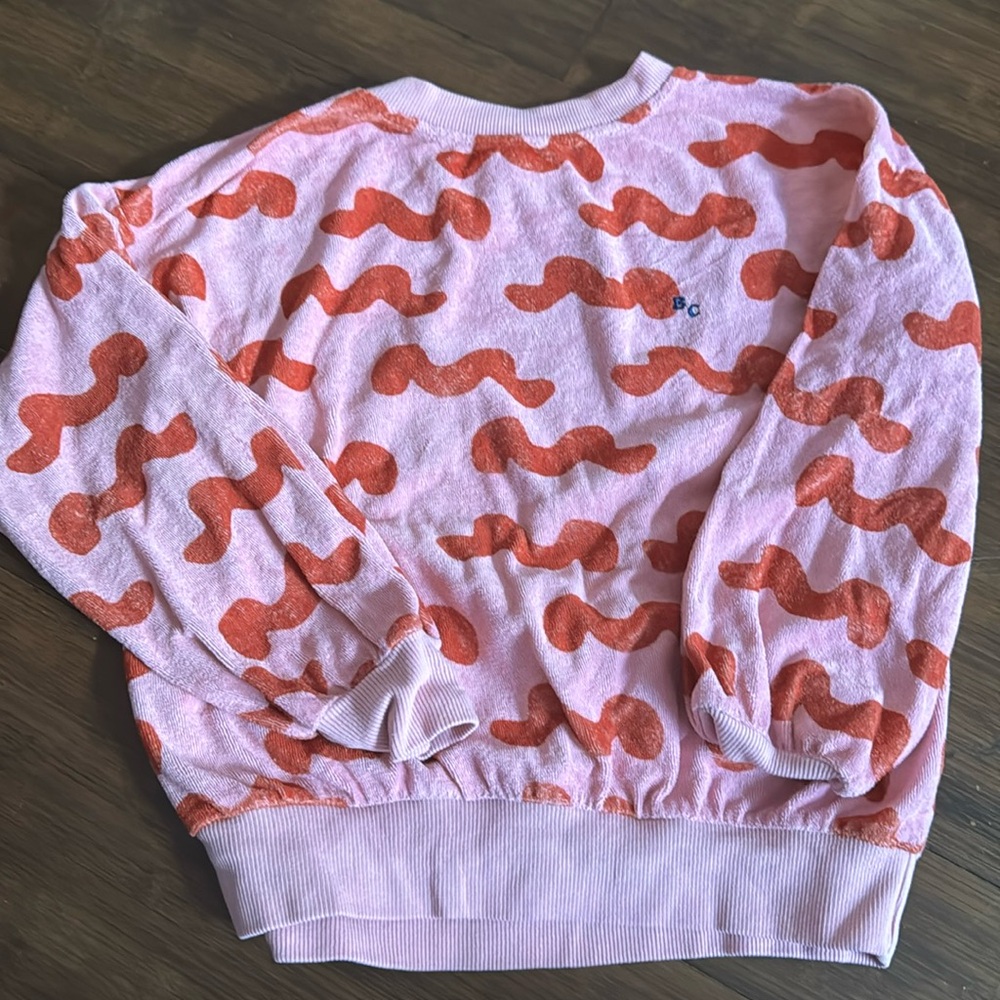 Bobo Choses Waves all over shirt- sz 8/9
